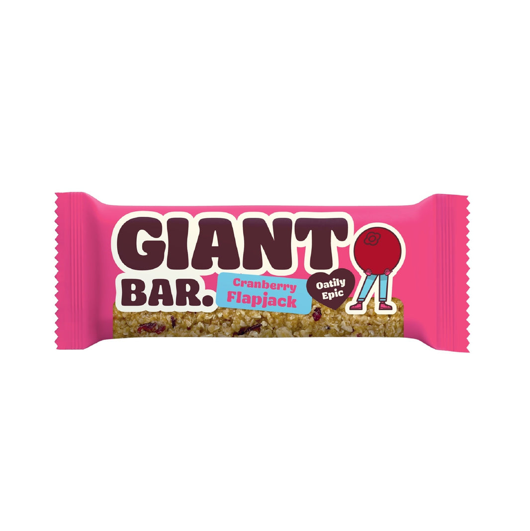 Ma Baker Cranberry Flapjack Giant Bar 90g
