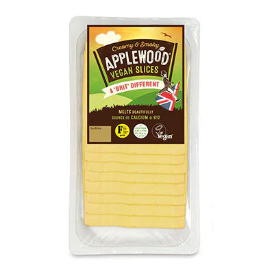 Applewood Smoky Vegan Cheese Slices 200g
