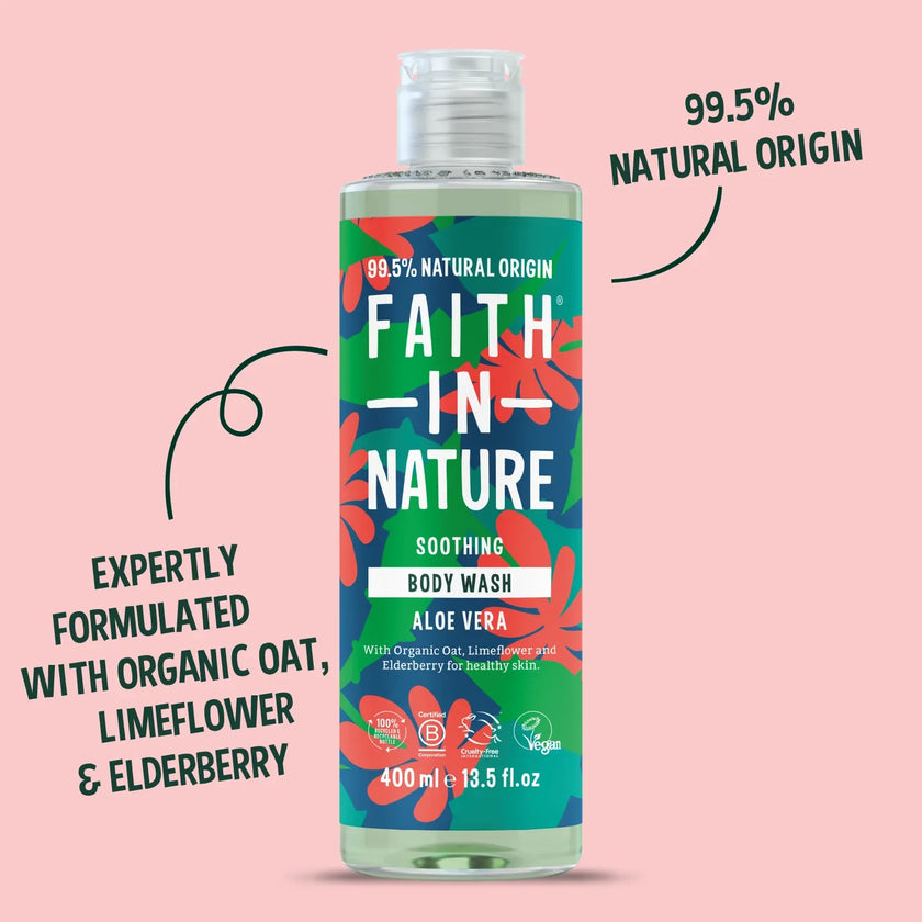 Faith in Nature Aloe Vera Body Wash 400ml