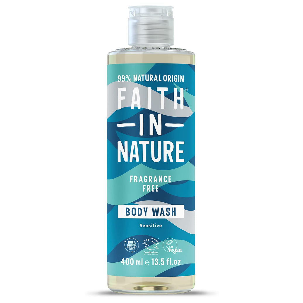 Faith in Nature Fragrance Free Sensitive Body Wash - 400ml