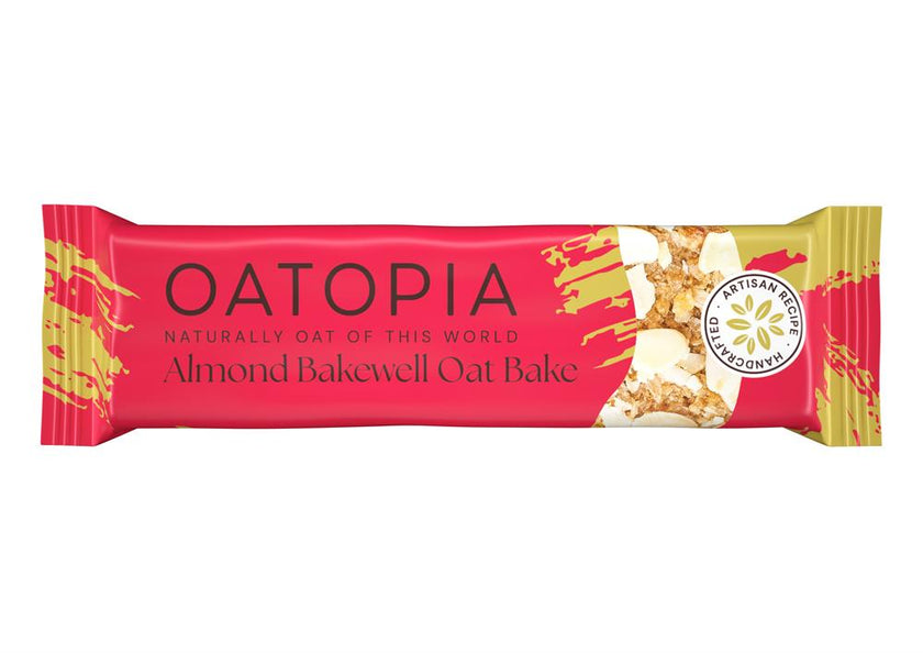 Oatopia Almond Bakewell Oat Bake Flapjack 60g