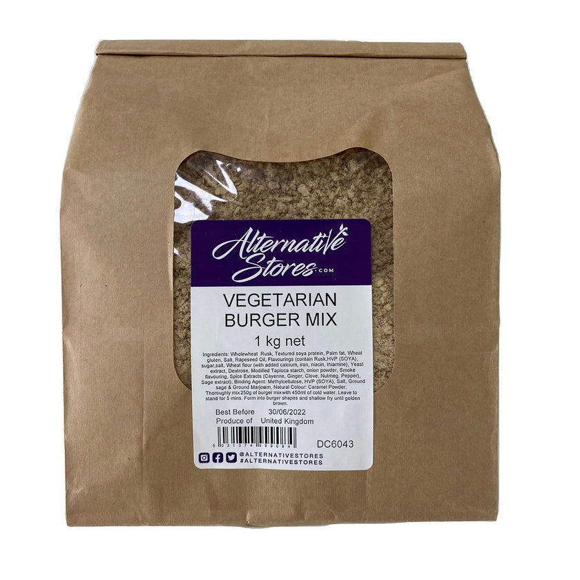 Oriiginal Vegan Burgamix Burger Mix 1kg Bag
