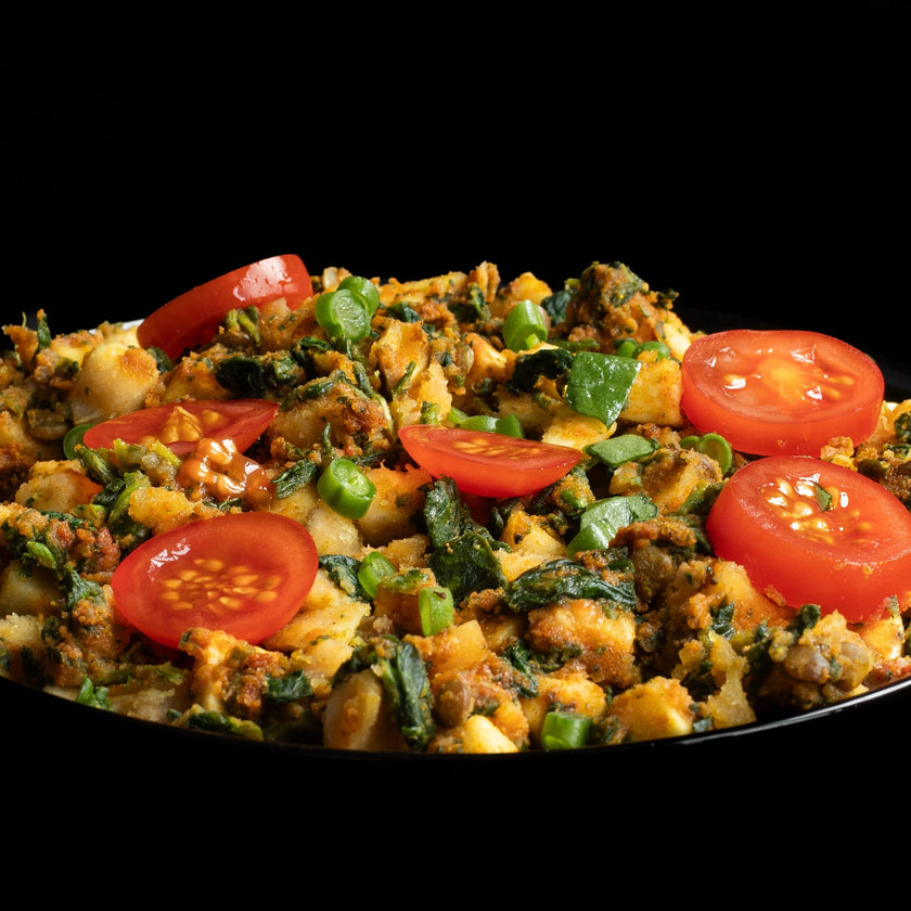 No Bloat Saag Aloo
