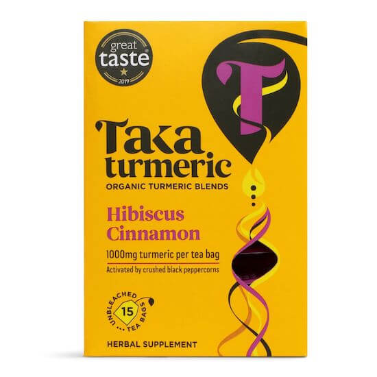 Taka Turmeric Organic Hibiscus & Cinnamon Turmeric Tea 33g