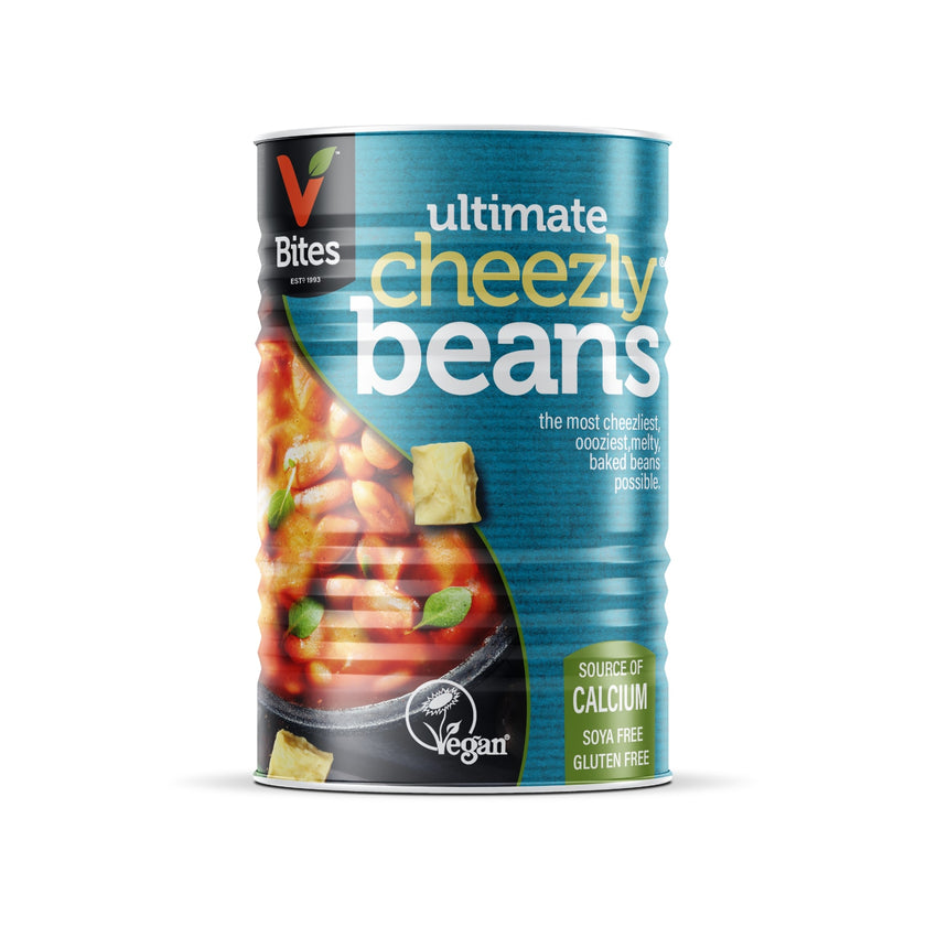 VBites Ultimate Cheezly Beans - 12 can case
