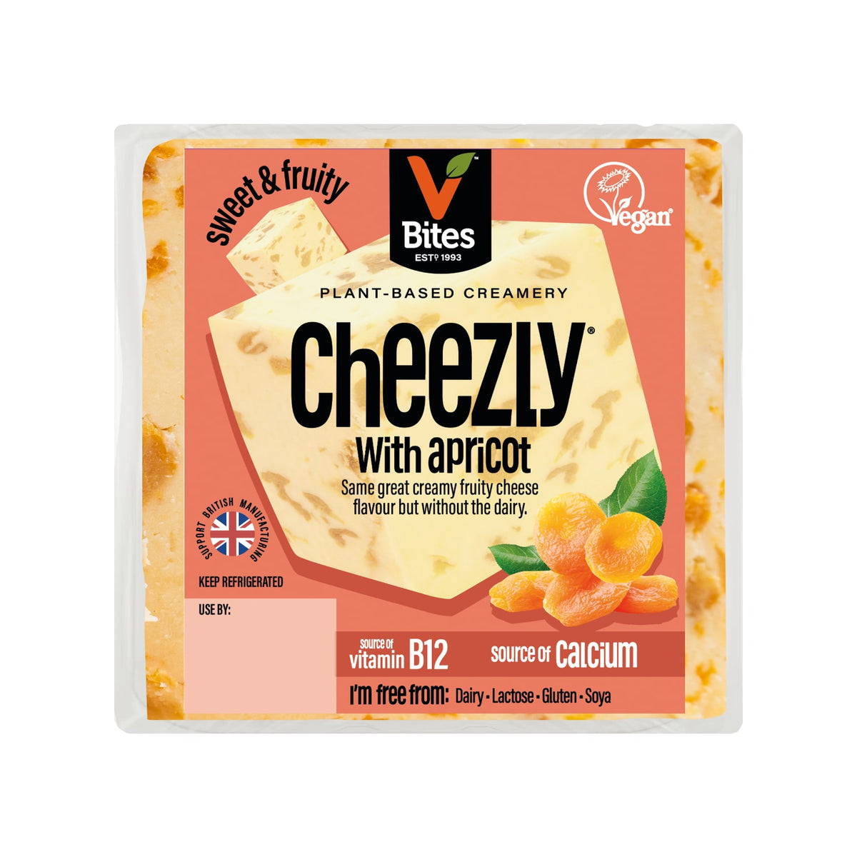 Apricot Vegan Cheese Block