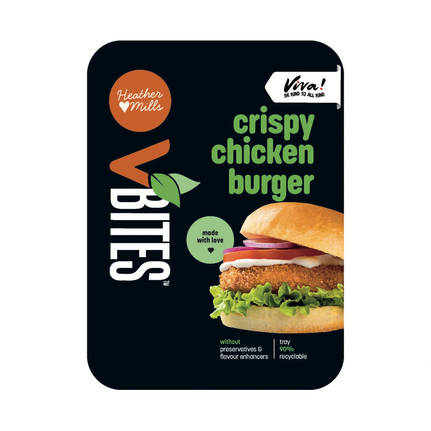 VBites Crispy Chicken Burger